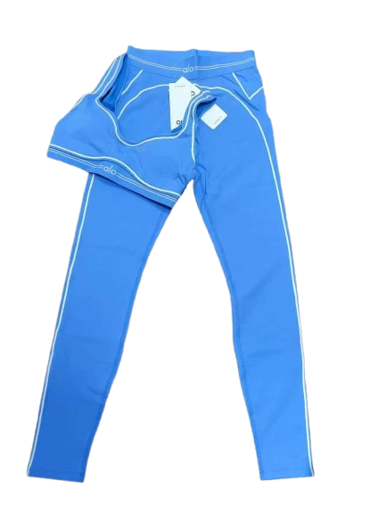 Sky Luxe Trim Sculpt Set (Leggings + Bra)